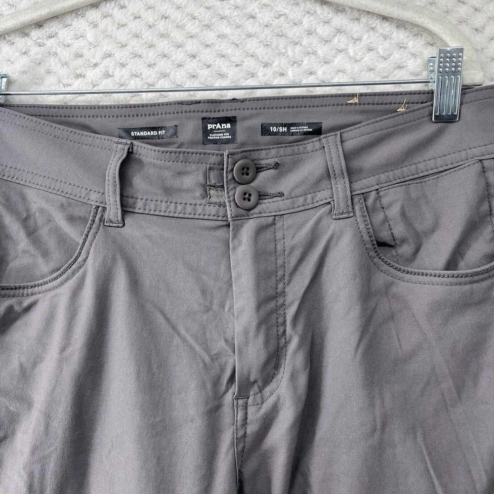 PrAna  STANDARD FIT  Pants Womens Size 10/SH Dark Gray Gorpcore Hiking Outdoors